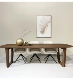 Stół KORTE 270 cm drewno mango brązowe*LF-Design Clearance
