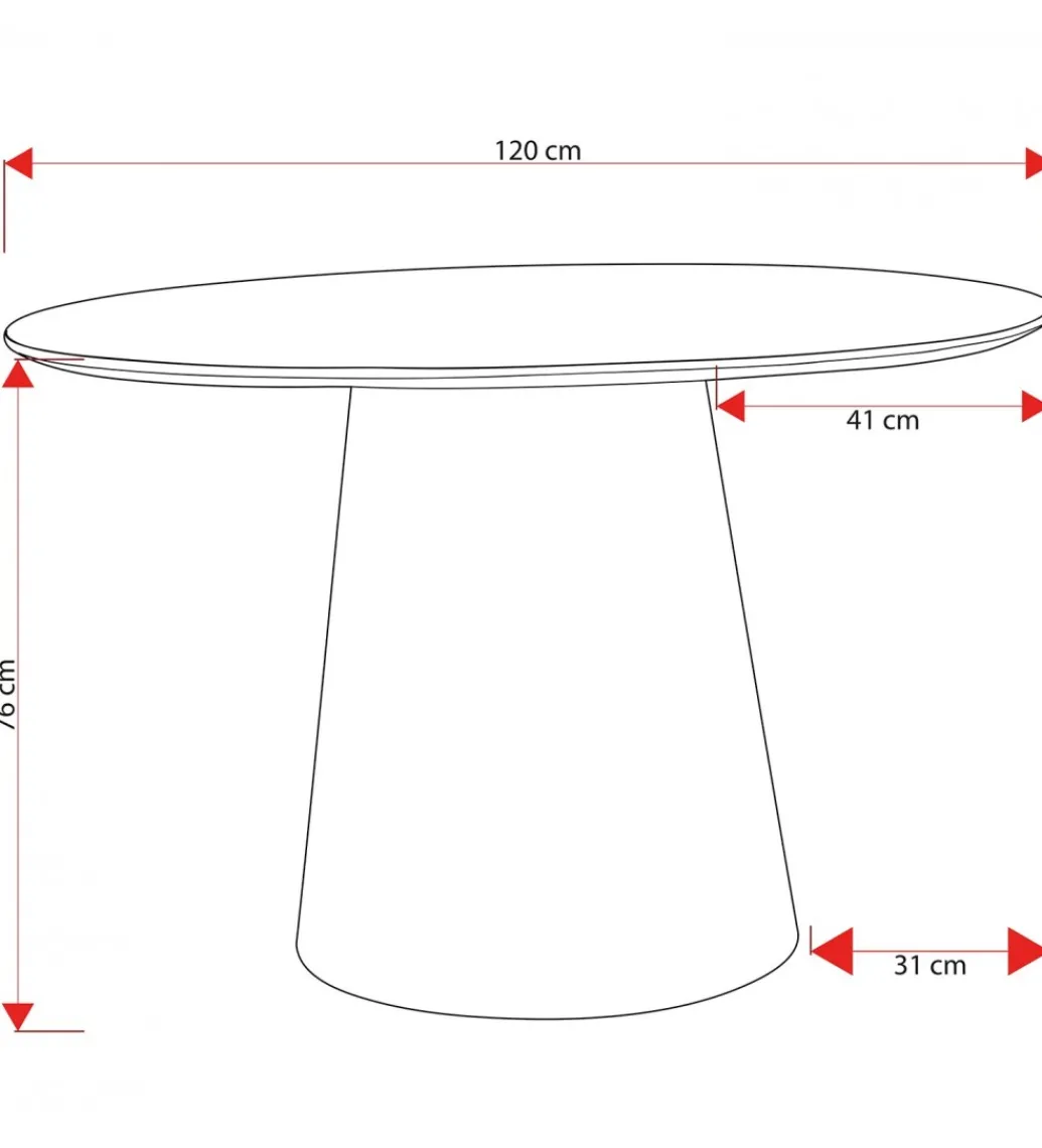 Stół KOWI 120 cm drewno mango*Exclusivas Clearance