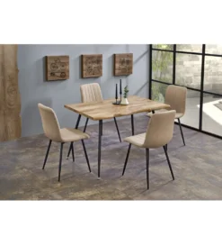 Stół LARSON 120 cm w kolorze dąb naturalny*Halmar Sale