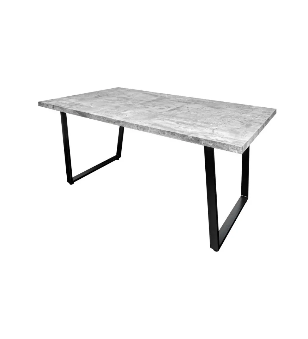Stół Loft 160 cm w optyce betonu*Invicta Interior New