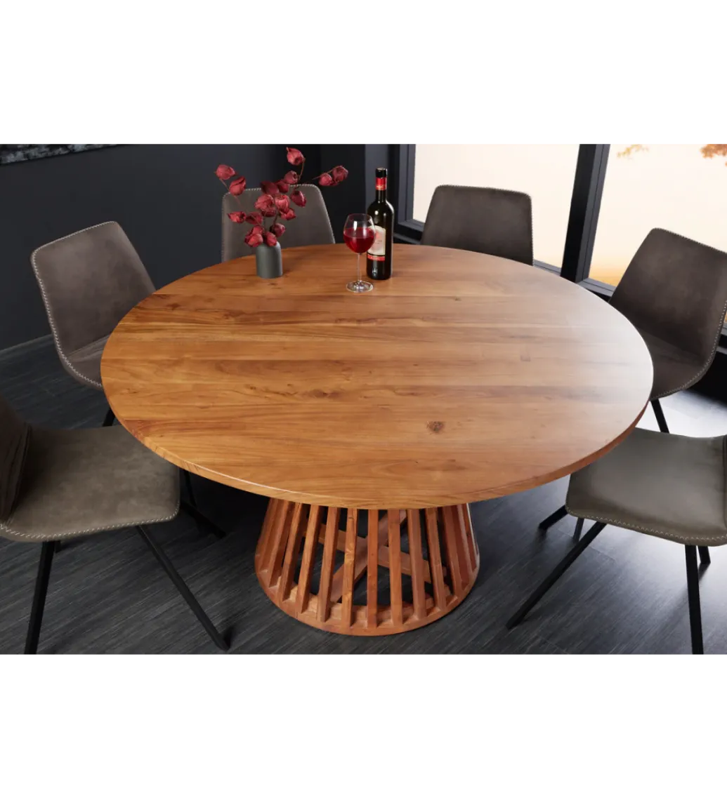 Stół MAISON JADE 130 cm drewno akacja*Invicta Interior Discount
