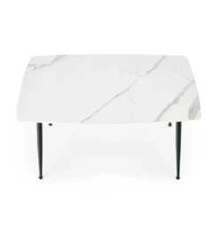 Stół MARCO 120 cm w optyce białego marmuru*Halmar Hot