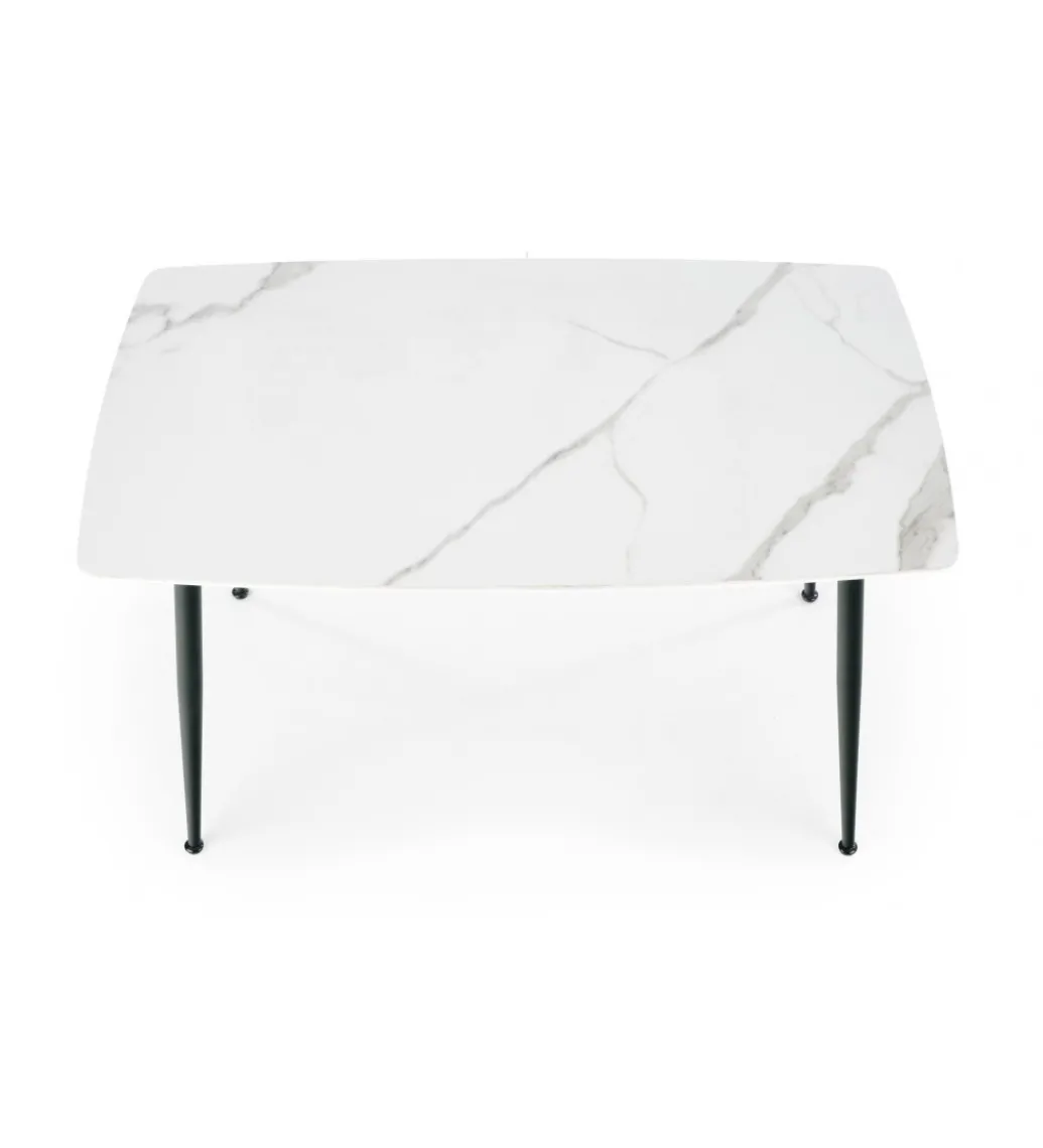 Stół MARCO 120 cm w optyce białego marmuru*Halmar Hot
