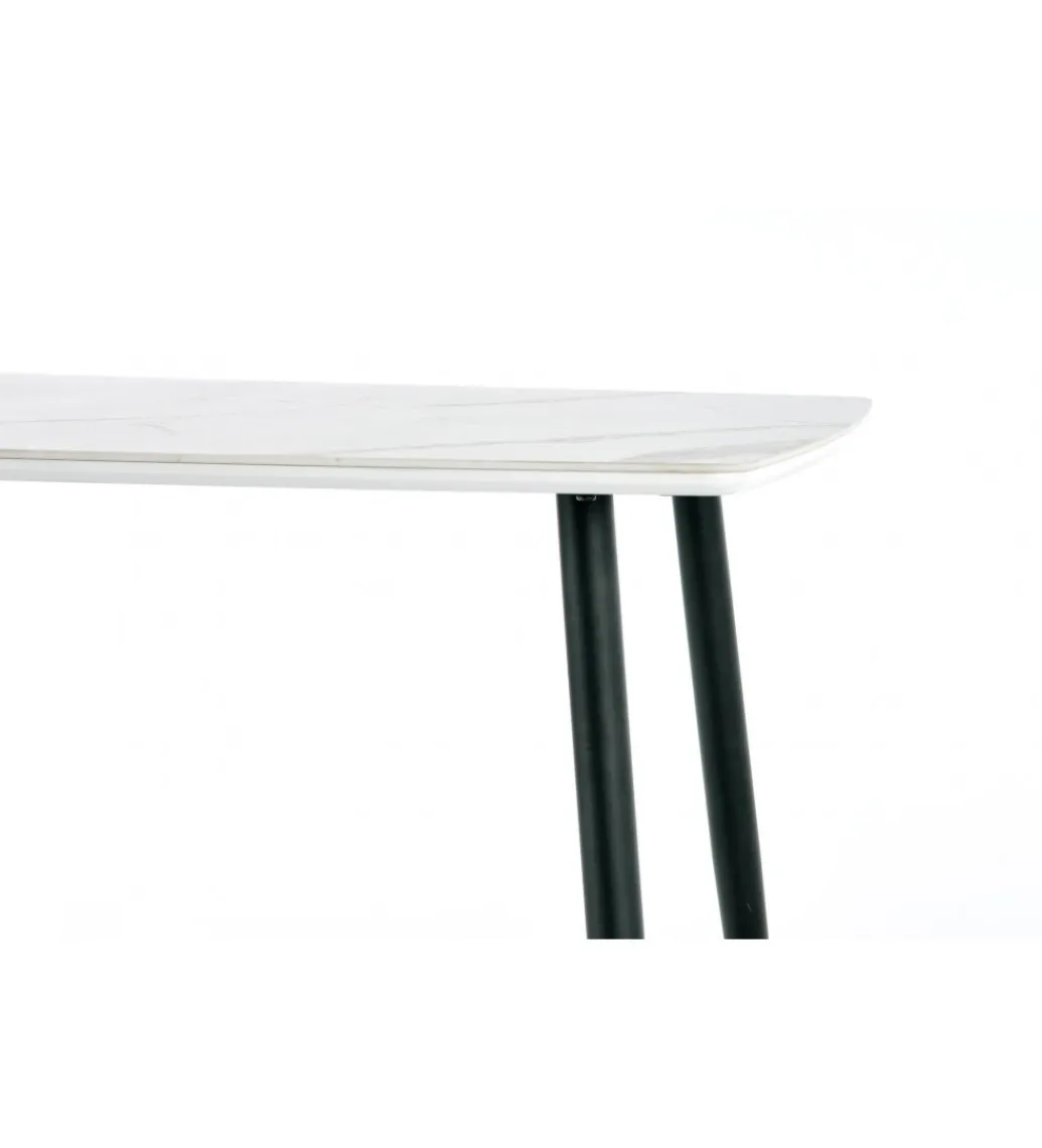 Stół MARCO 120 cm w optyce białego marmuru*Halmar Hot
