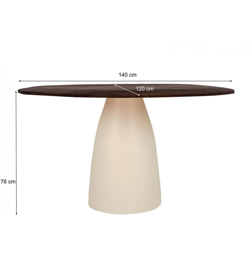 Stół MARONI 140 cm drewno mango brąz*LF-Design Online