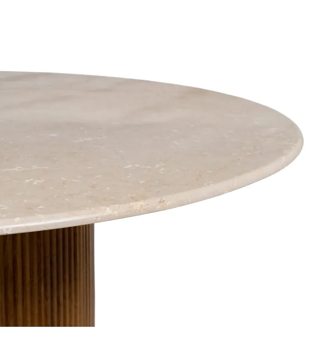 Stół MERTYL 120 cm okrągły naturalny*Zona-Design Sale