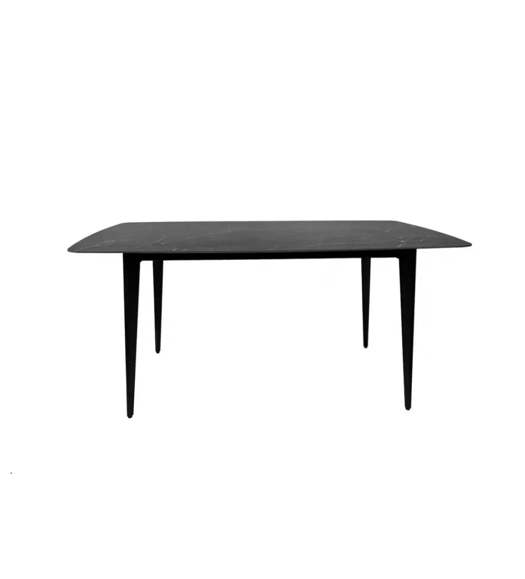 Stół MILANO 160 cm ceramiczny marmur blat antracyt*Invicta Interior Hot