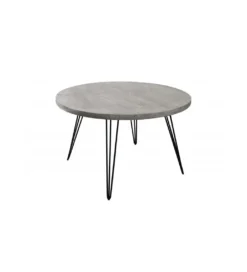 Stół MORENA 80 cm drewno mango szary*Invicta Interior Clearance