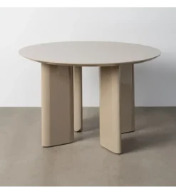 Stół MYKA 120 cm szklany taupe*Zona-Design