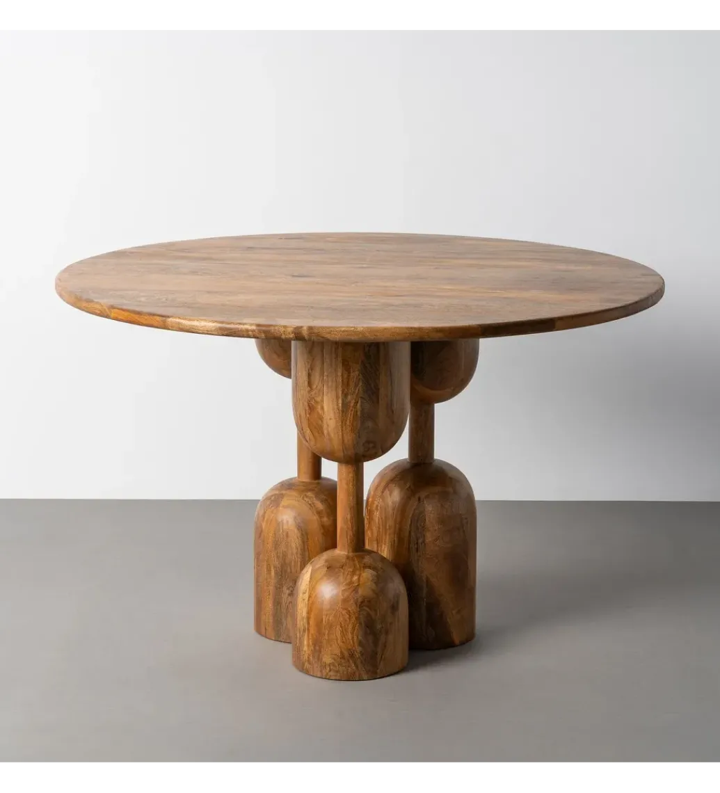Stół NOROGAM 120 cm drewno mango naturalny*Zona-Design New