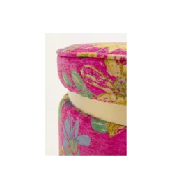 Stołek FLOWER 39 cm różowy*KARE