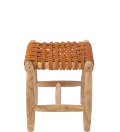 Stołek GASAM 45 cm pomarańczowy*J-Line Discount