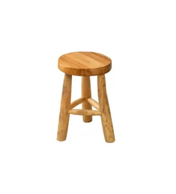 Stołek GUERRO 30 cm drewno teak*Invicta Interior New