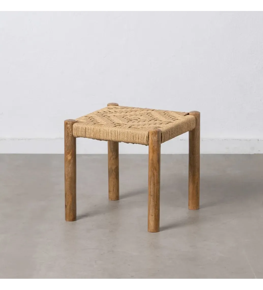 Stołek NEBERNLI 40 cm drewno mango naturalny*Zona-Design Hot