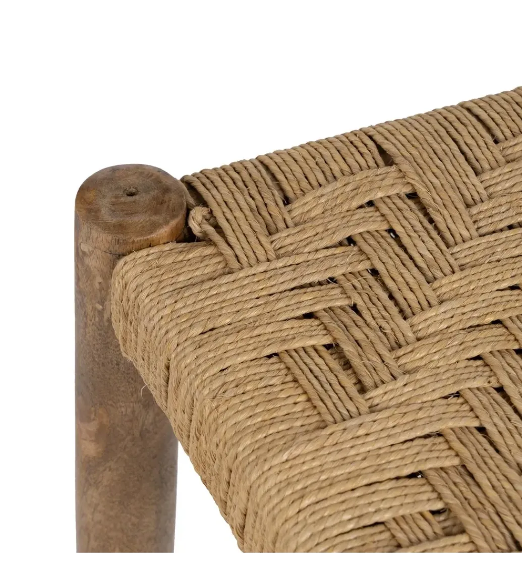 Stołek NEBERNLI 40 cm drewno mango naturalny*Zona-Design Hot
