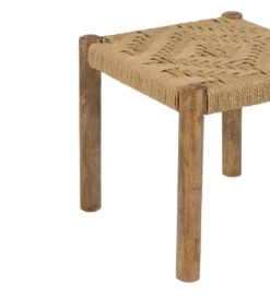Stołek NEBERNLI 40 cm drewno mango naturalny*Zona-Design Hot