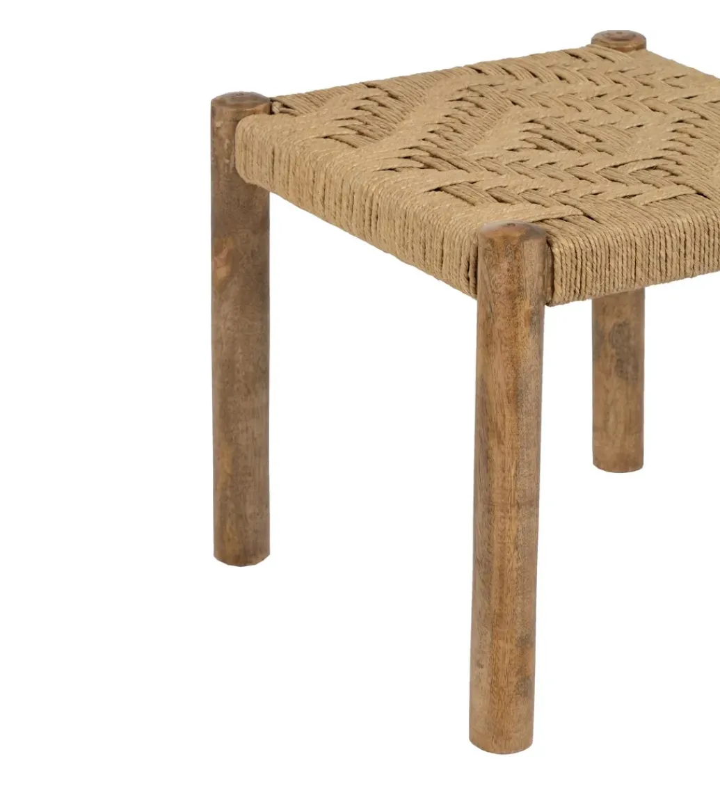 Stołek NEBERNLI 40 cm drewno mango naturalny*Zona-Design Hot