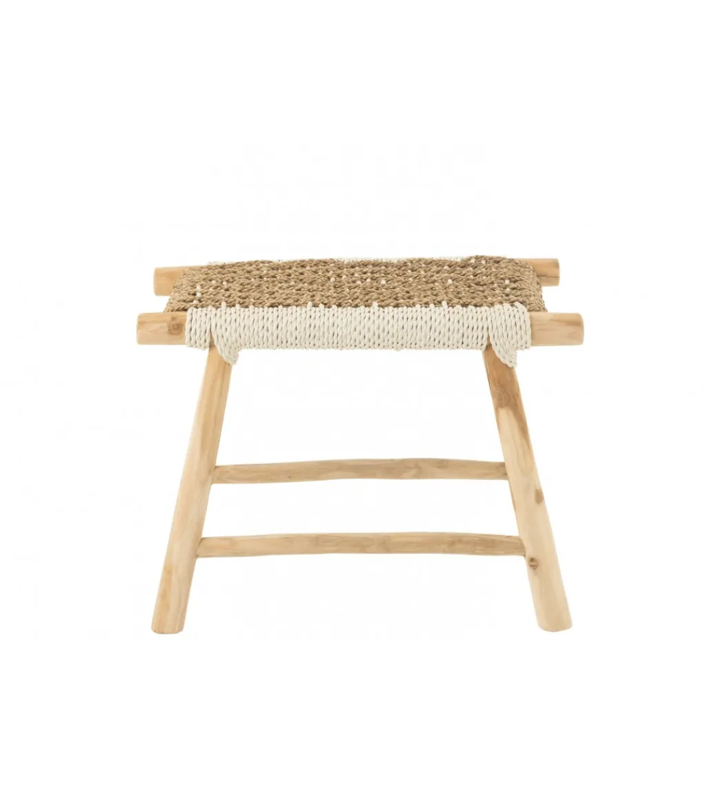 Stołek WAVERLY 60 cm drewno teak*J-Line