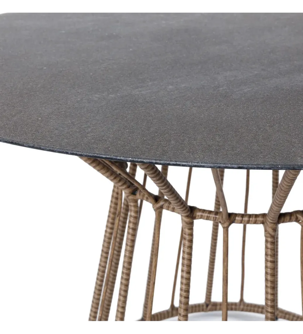 Stół ogrodowy ARIKI 110 cm czarny*Zona-Design Online