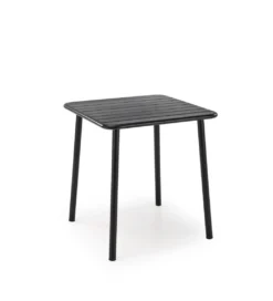 Stół ogrodowy BOSCO 70 cm czarny*Halmar Best