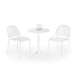 Stół ogrodowy CALVO 72 cm biały*Halmar New