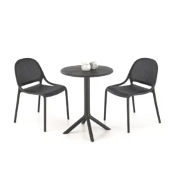 Stół ogrodowy CALVO 72 cm czarny*Halmar Online