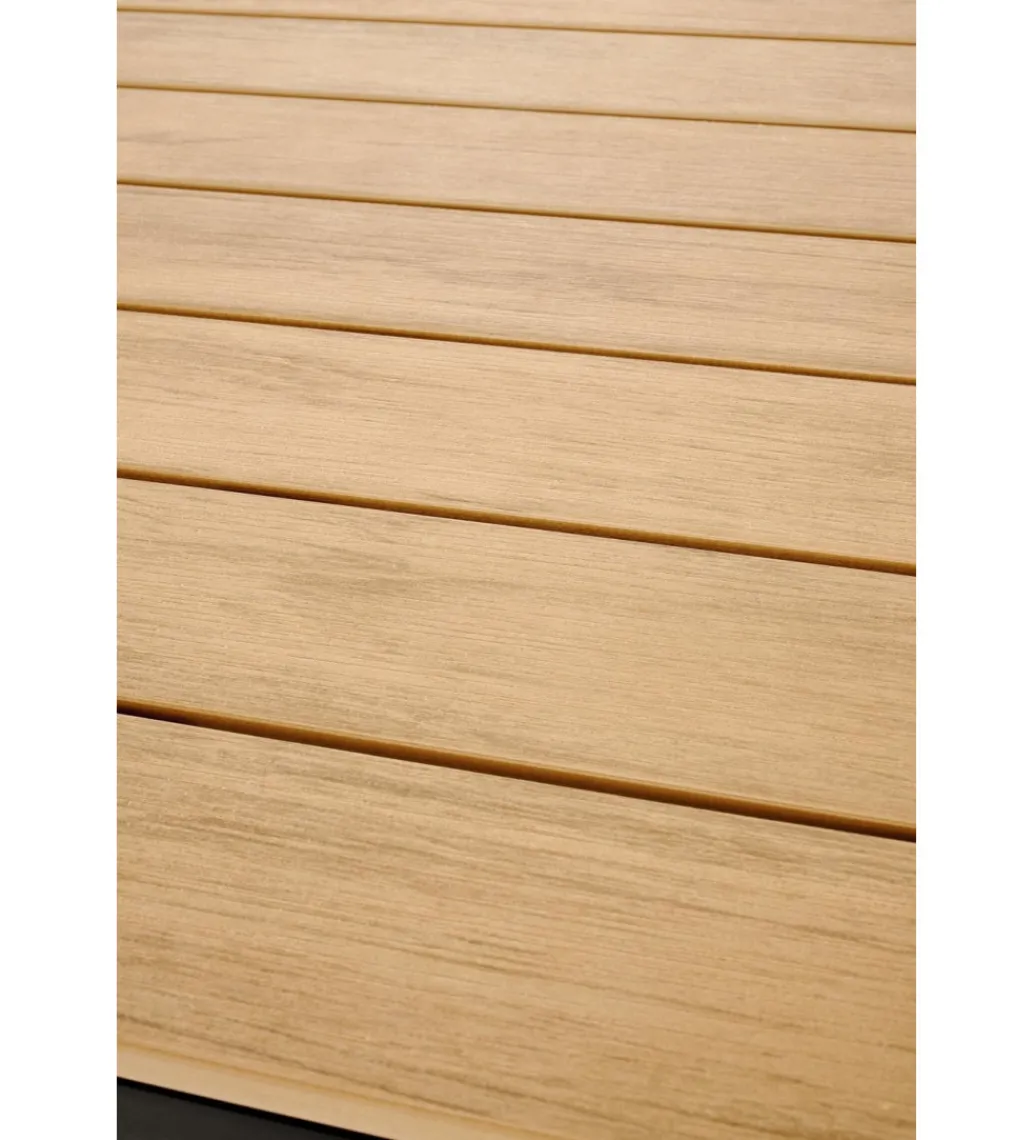 Stół ogrodowy FIERRO 80 cm brązowy czarny*Halmar Clearance