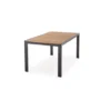 Stół ogrodowy FIERRO 150 cm brązowy czarny*Halmar Discount