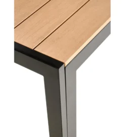Stół ogrodowy FIERRO 150 cm brązowy czarny*Halmar Discount