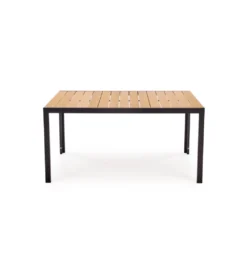 Stół ogrodowy FIERRO 150 cm brązowy czarny*Halmar Discount