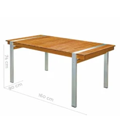 Stół ogrodowy NORAH 160 cm drewno akacja*Zona-Design New