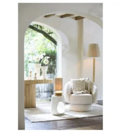 Stojak do lampy NANNO 138 cm drewno mango naturalny*L&L Outlet
