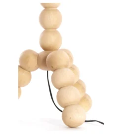 Stojak do lampy VEGLIO 130 cm drewno mango naturalny*L&L Discount