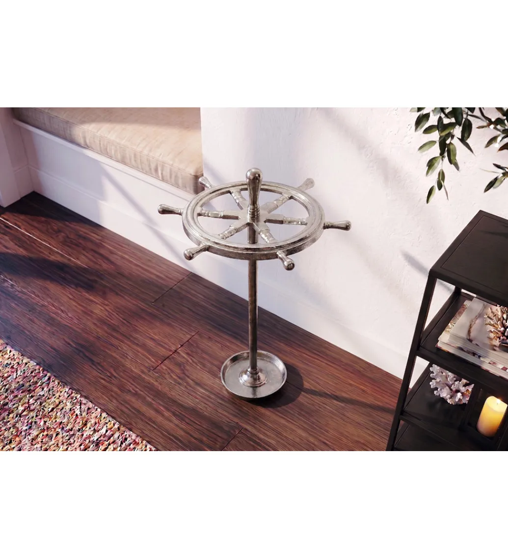 Stojak na parasole SEVEN SEAS 65 cm srebrny*Invicta Interior Hot
