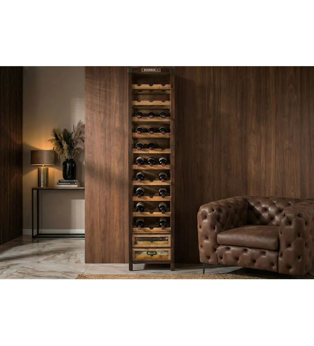 Stojak na wino BODEGA 190 cm naturlana*Invicta Interior Hot