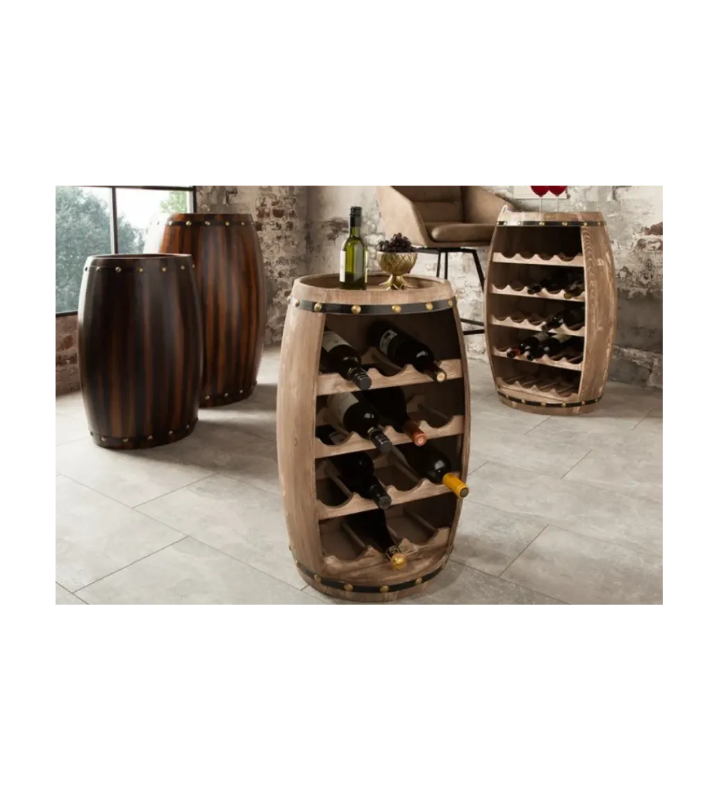 Stojak na wino Chateau 60 cm drewno jodła*Invicta Interior Clearance