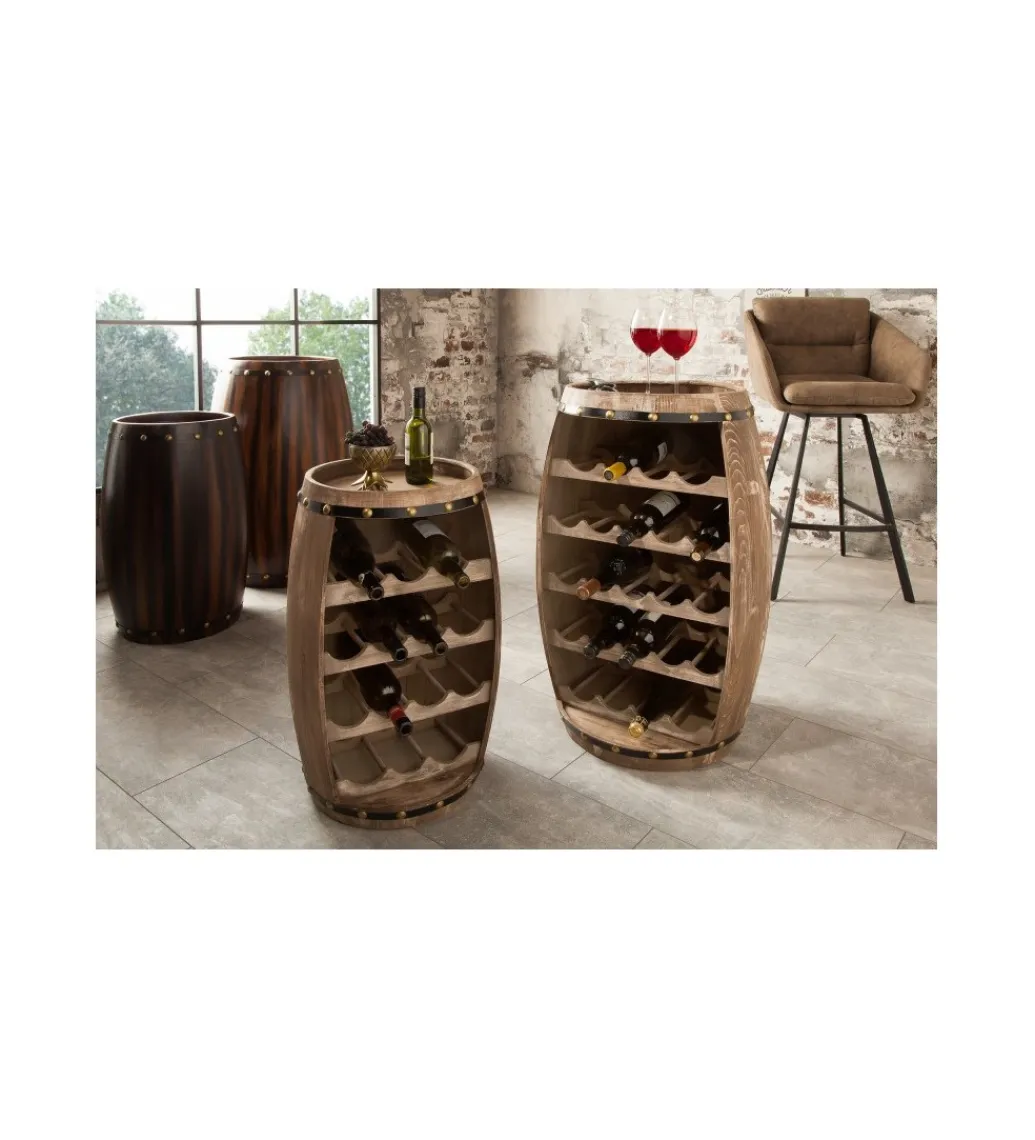 Stojak na wino Chateau 60 cm drewno jodła*Invicta Interior Clearance