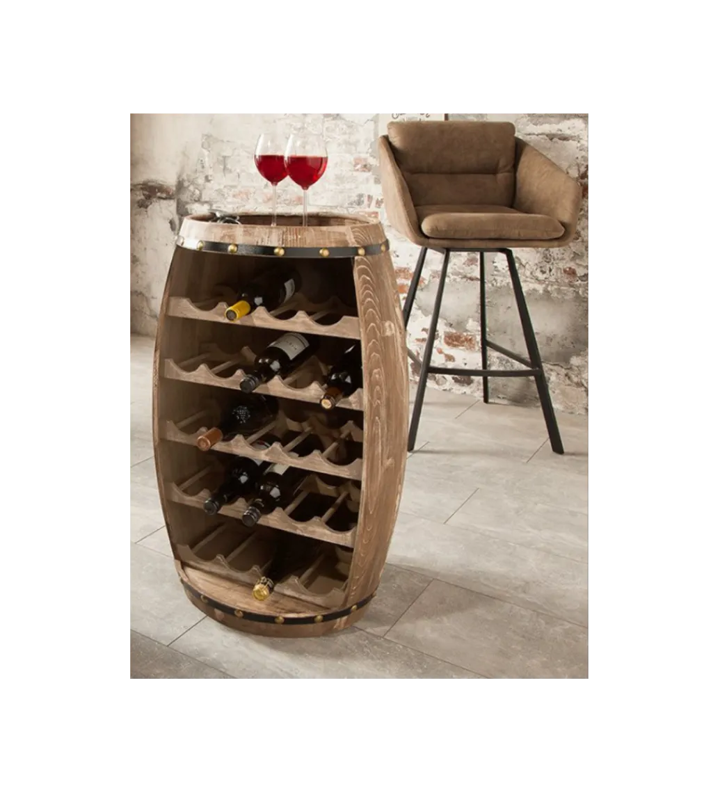 Stojak na wino Chateau 60 cm drewno jodła*Invicta Interior Clearance