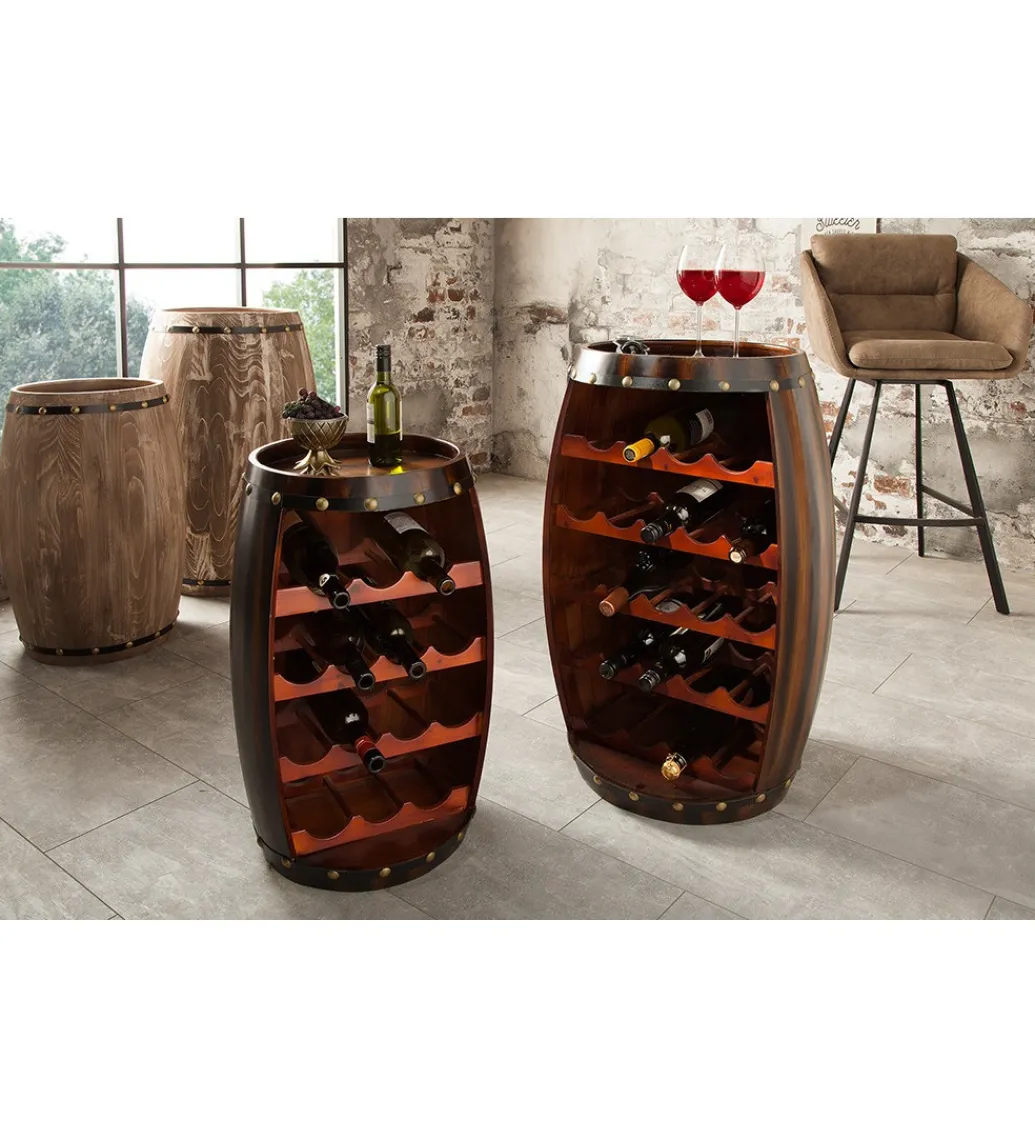 Stojak na wino Chateau 80 cm drewno jodła*Invicta Interior - przedsprzedaż Discount