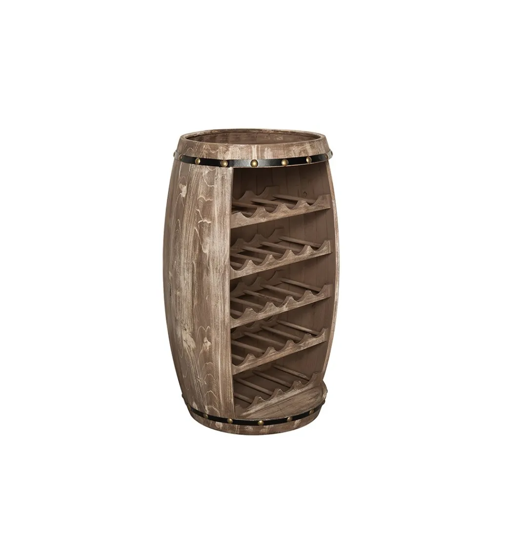 Stojak na wino Chateau 80 cm drewno jodła*Invicta Interior Discount