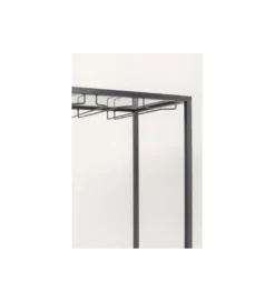 Stojak na wino PORTO BAR 60 x 170 cm czarny*KDesign Best
