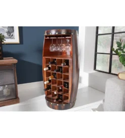 Stojak na wino REMMES 97 cm drewno jodła*Invicta Interior Discount