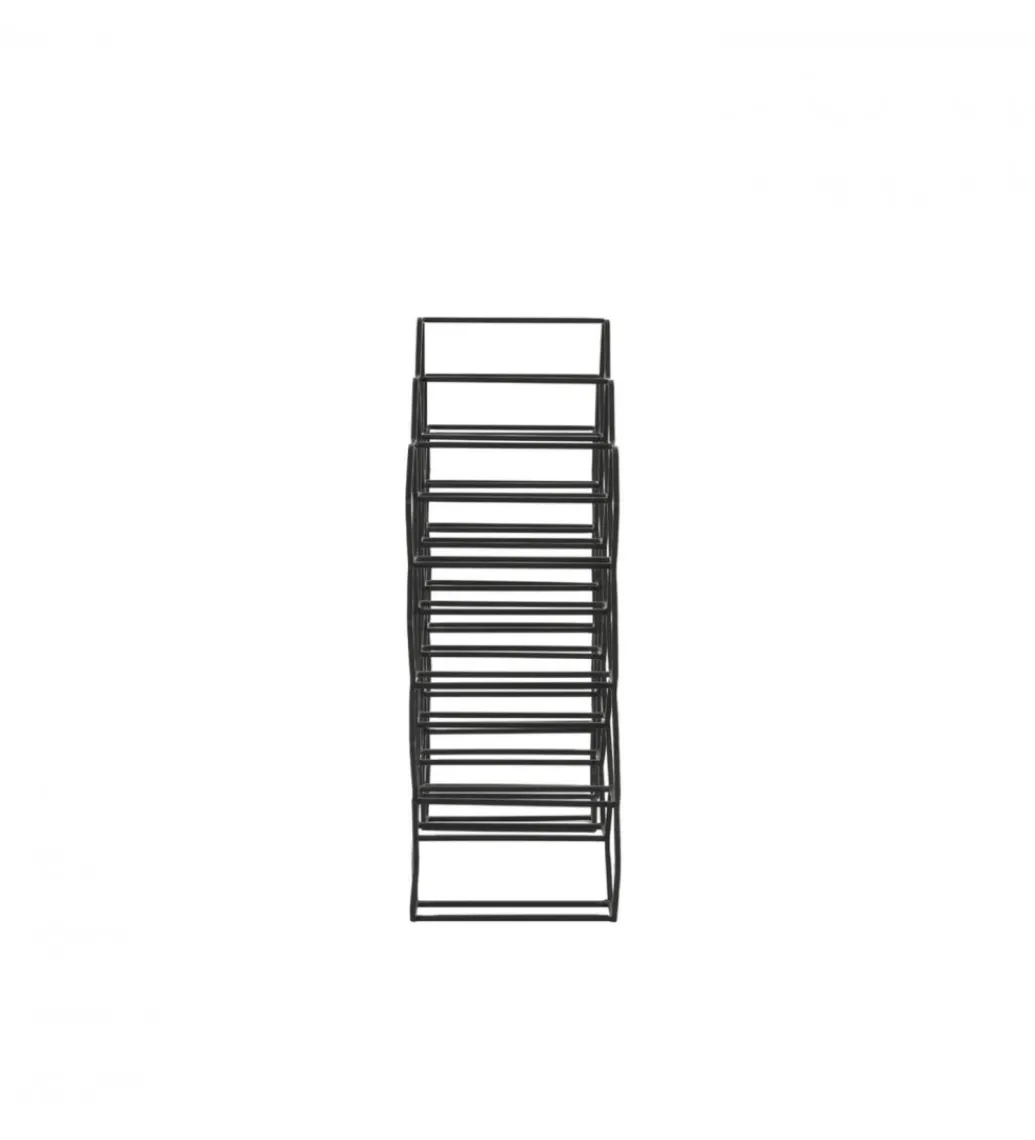 Stojak na wino SALBRIS 52 cm czarny matt*L&L Online