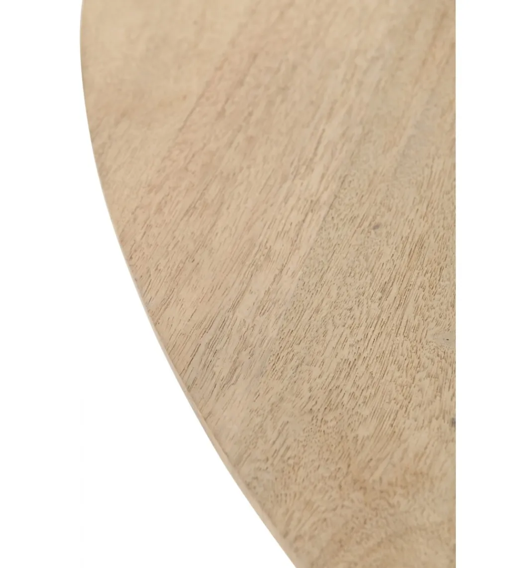 Stół okrągły CONNIE 110 cm drewno mango*J-Line Discount