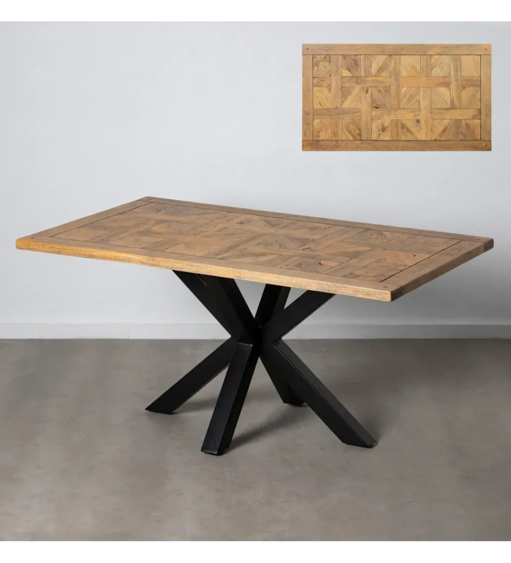 Stół OKYNTOS 160 cm drewno mango brązowy*Zona-Design