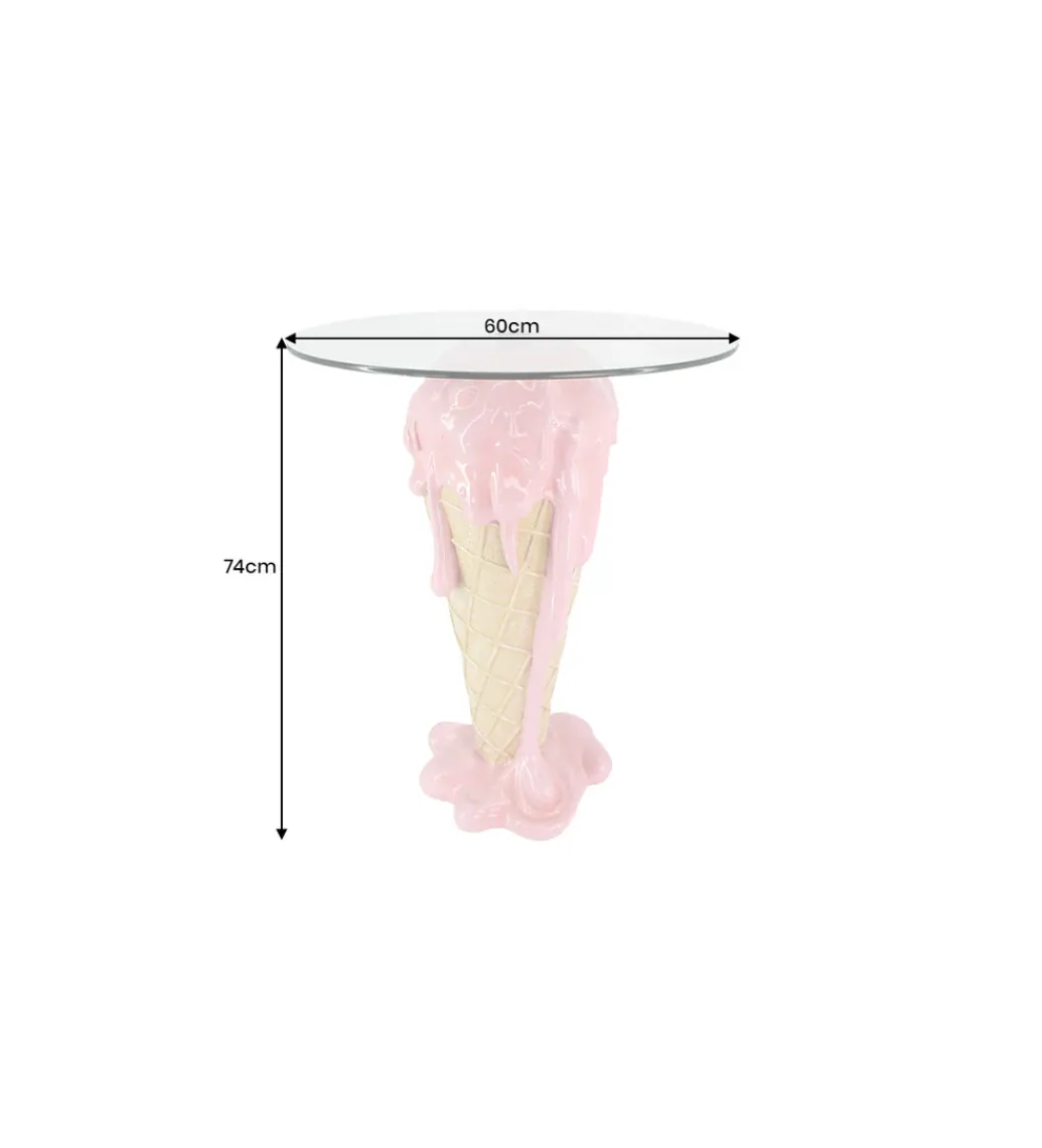 Stolik bistro ICE CREAM 75 cm*Invicta Interior Online