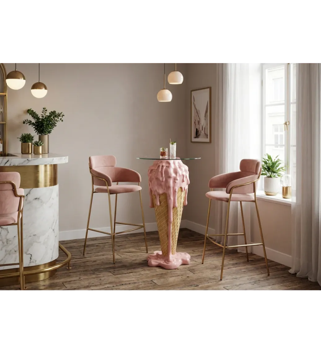 Stolik bistro ICE CREAM 105 cm*Invicta Interior Clearance