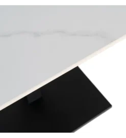 Stolik bistro SINTERED 80 cm efekt marmuru biały*Zona-Design Hot