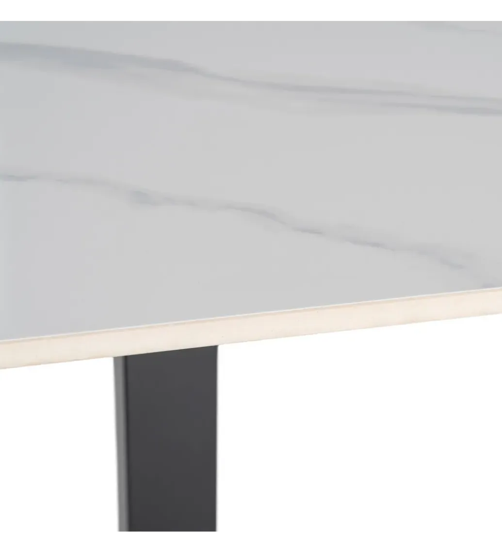 Stolik bistro SINTERED 80 cm efekt marmuru biały*Zona-Design Hot
