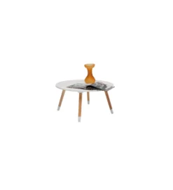 Stolik Blossom 70cm biały ostatnia sztuka*KARE Outlet